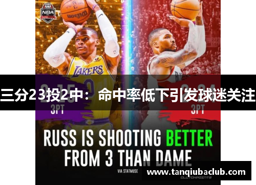 三分23投2中：命中率低下引发球迷关注