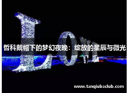 哲科戴帽下的梦幻夜晚：绽放的星辰与微光